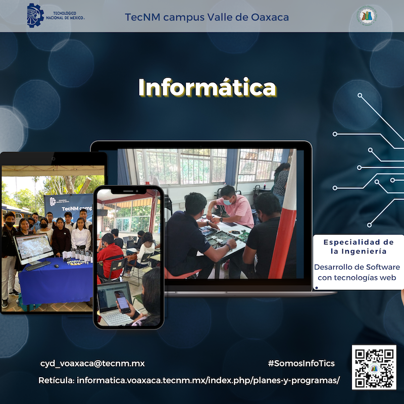 Tecnm Campus Valle De Oaxaca Te Invita A Cursar La Carrera De